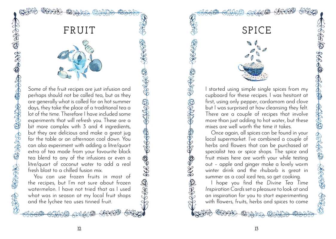 Divine Tea Time Inspiration Cards by Tracy Loughlin